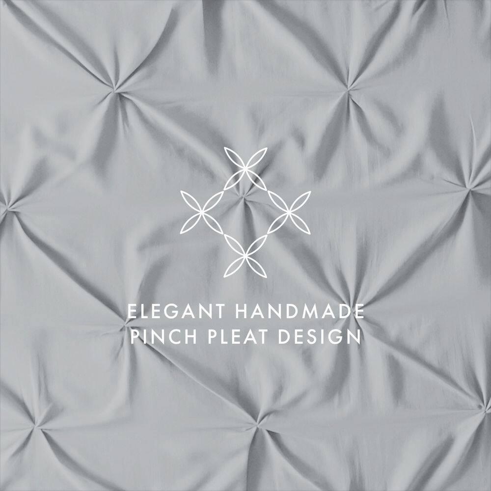 Becky Cameron Pinch Pleat Textured Duvet Cover Set