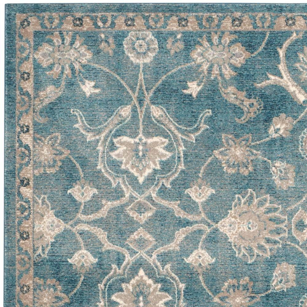 Sofia SOF386 Power Loomed Indoor Area Rug - Blue/Beige - 6'7"x9'2" - Safavieh.