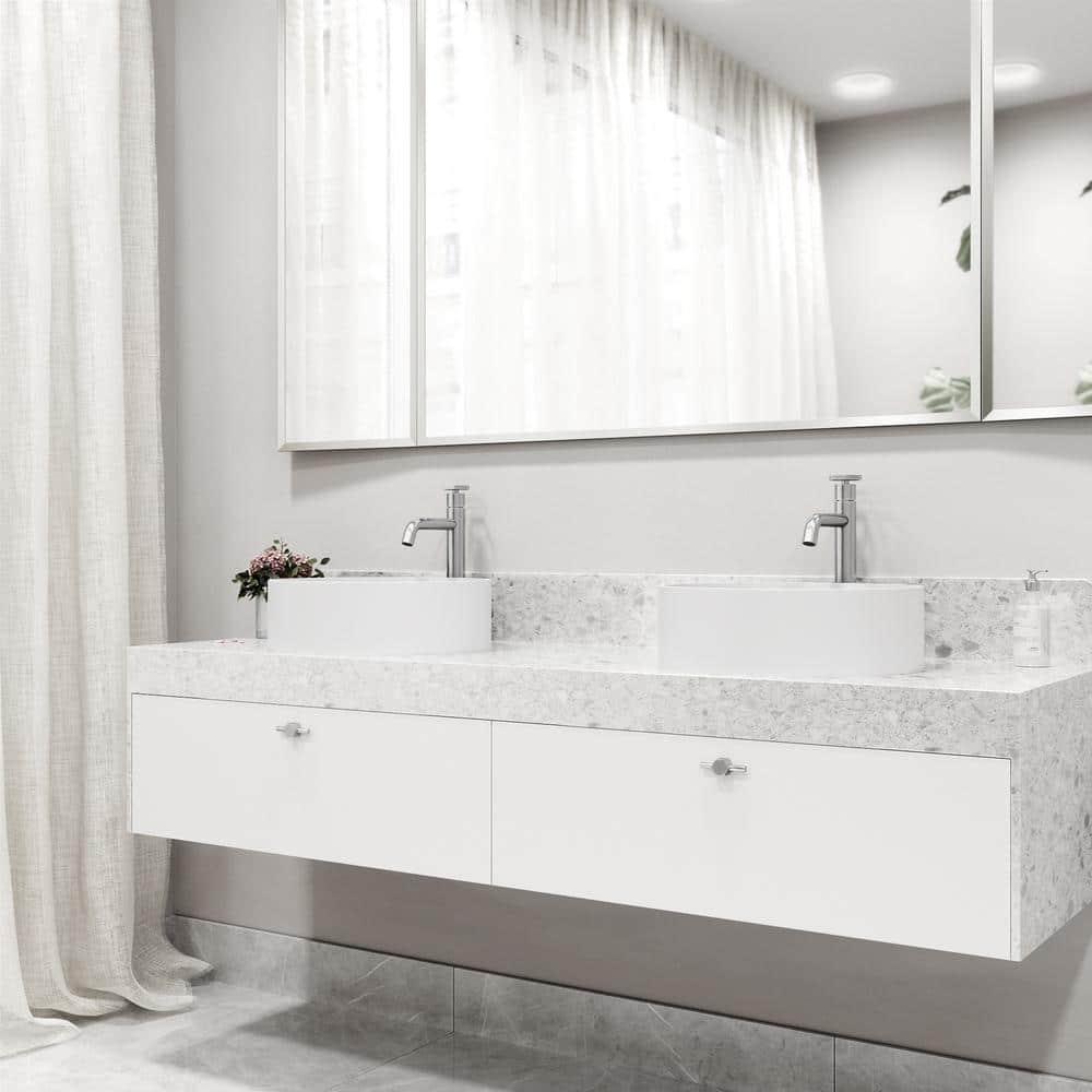 Ruxton 12" H Single Handle Vessel Sink Bathroom Faucet