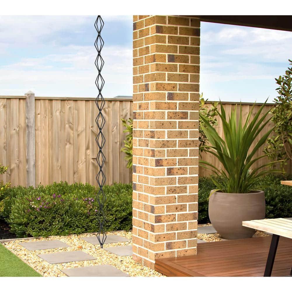 U-nitt Diamond Rain Chain 8.5 ft