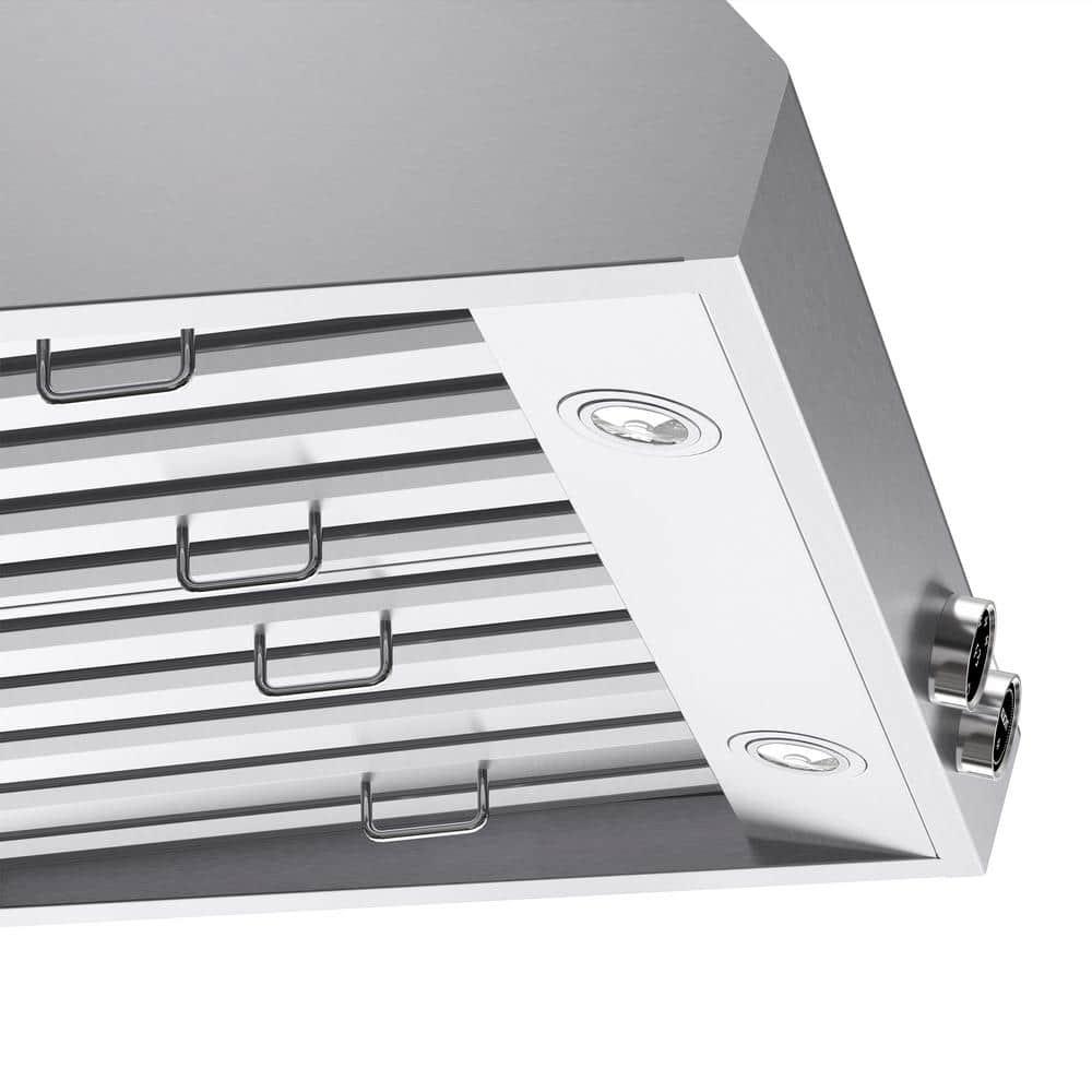 30 in. 900 CFM Ducted Under Cabinet Range Hood in Stainless Steel with Digital Controls
