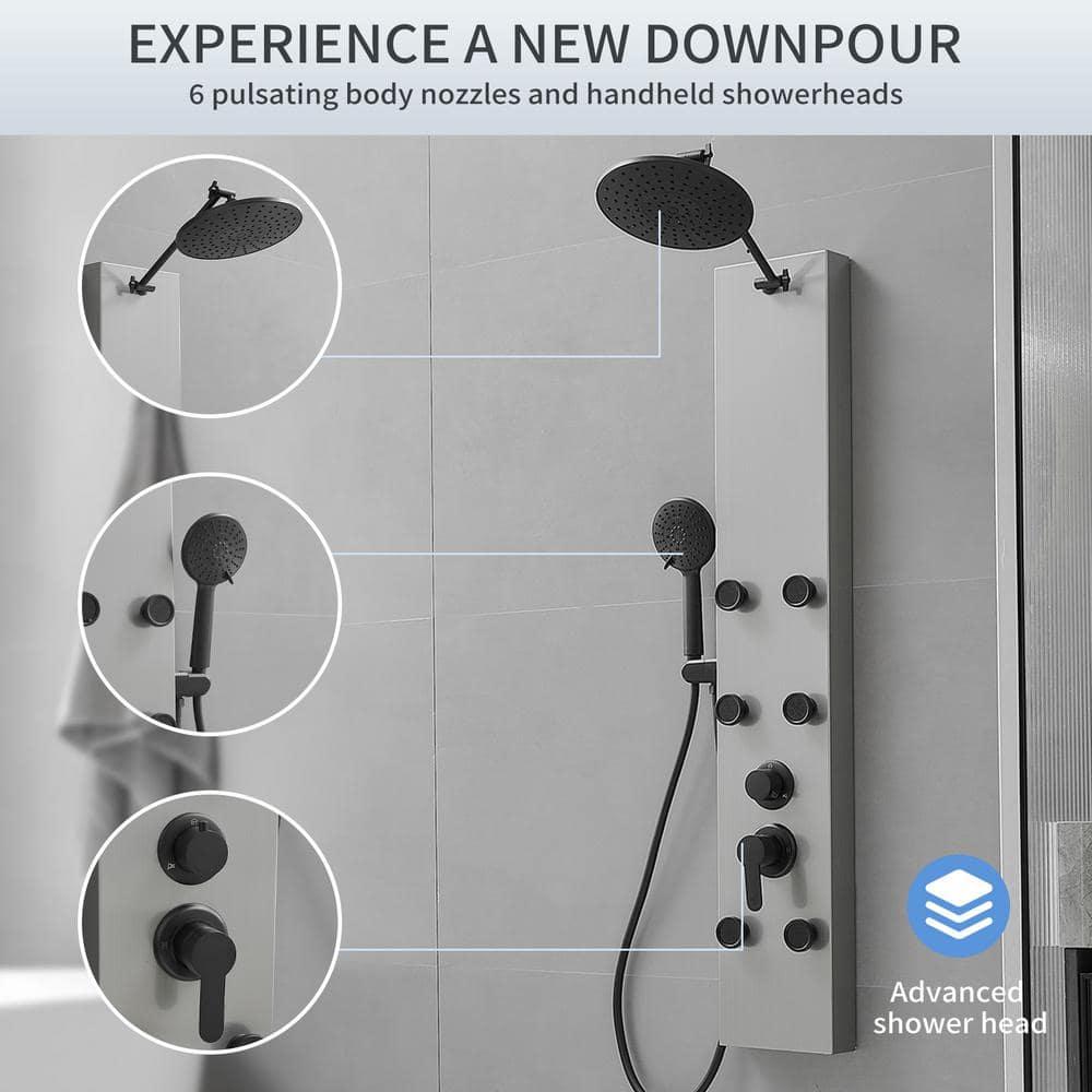 60.55'' Shower Panel with Adjustable Shower Head