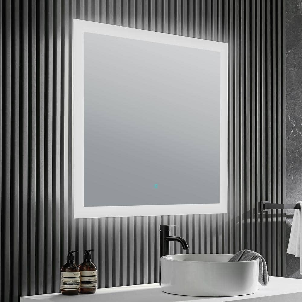 ANZZI Neptune Flat LED Wall Mirror