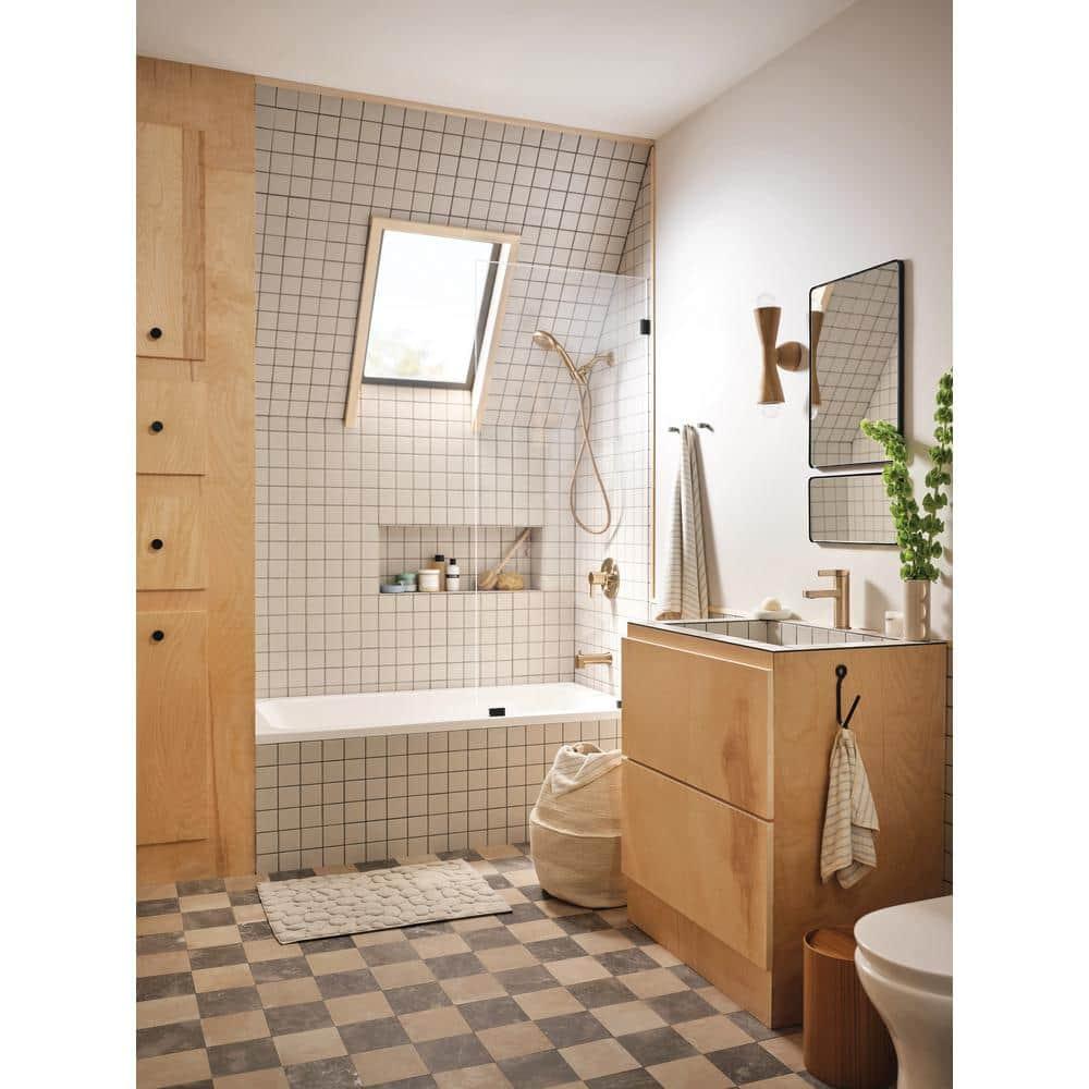 Beric Tub & Shower Faucet with Handheld Showerhead, Valve Included