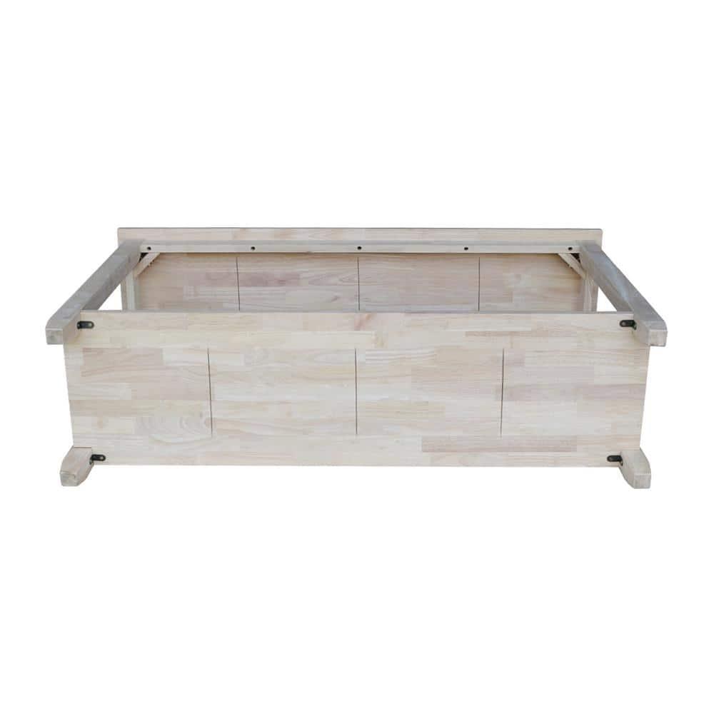 International Concepts Solano Console Server Table : Hardwood Sofa Table, Foyer Shelf, Spot Clean