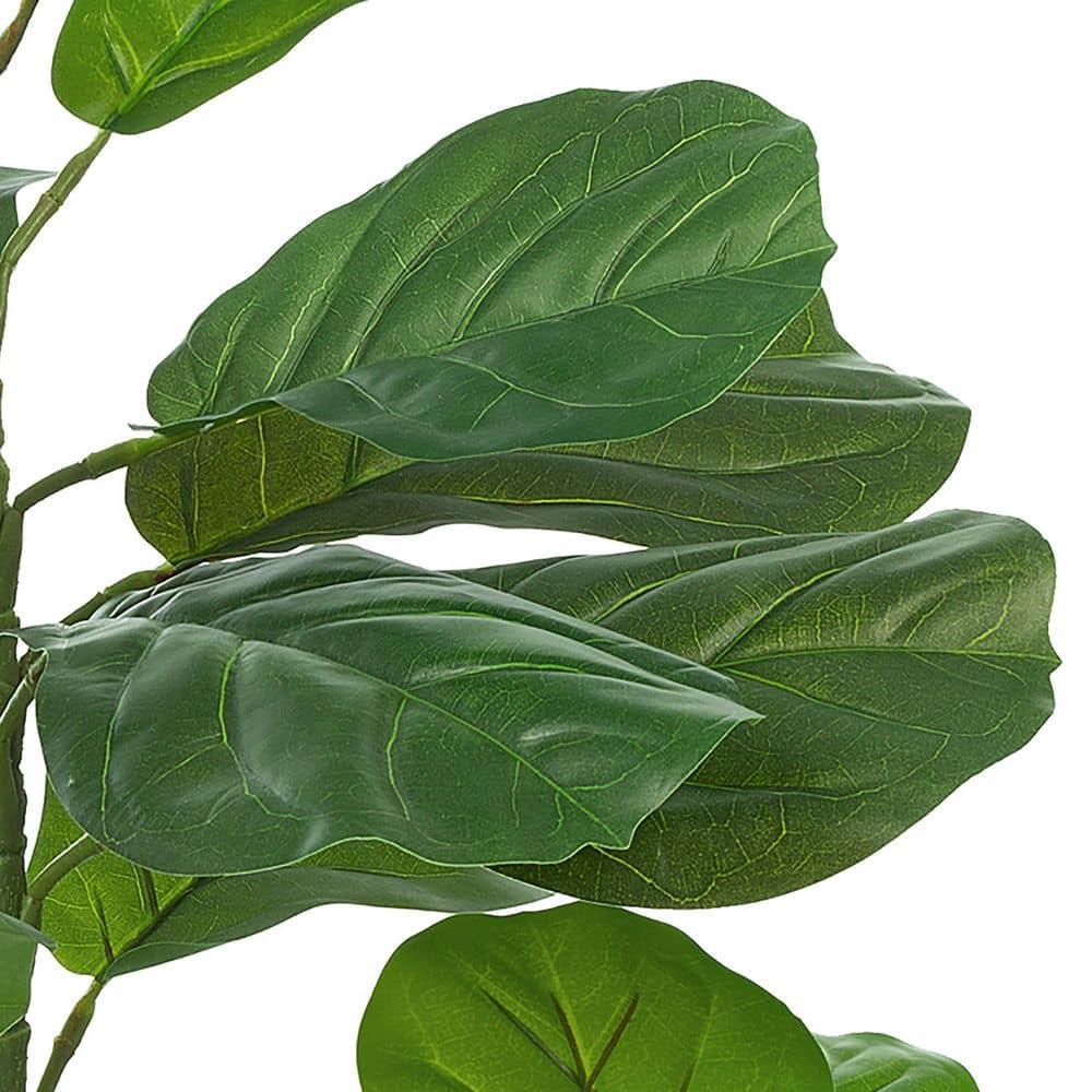Artificial Fiddle Leaf Fig Plant in Planter (Set of 2)