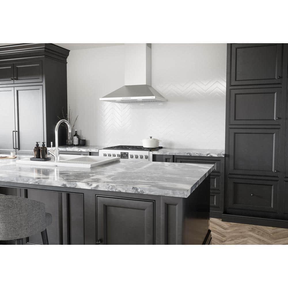 Zephyr Venezia 36" 700 CFM Wall Mount Range Hood with LED Light in Stainless Steel