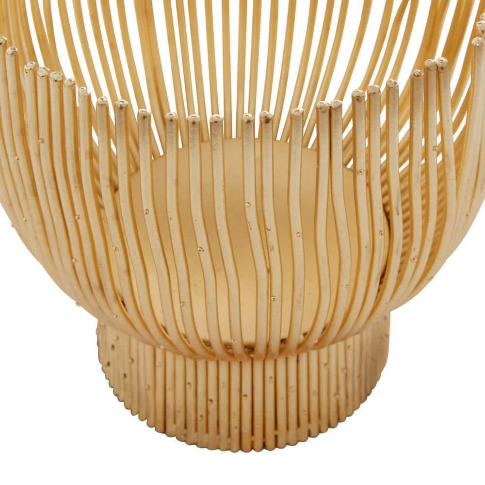 Cosmoliving By Cosmopolitan 2-Piece Cream Metal Candle Holder | Wayfair