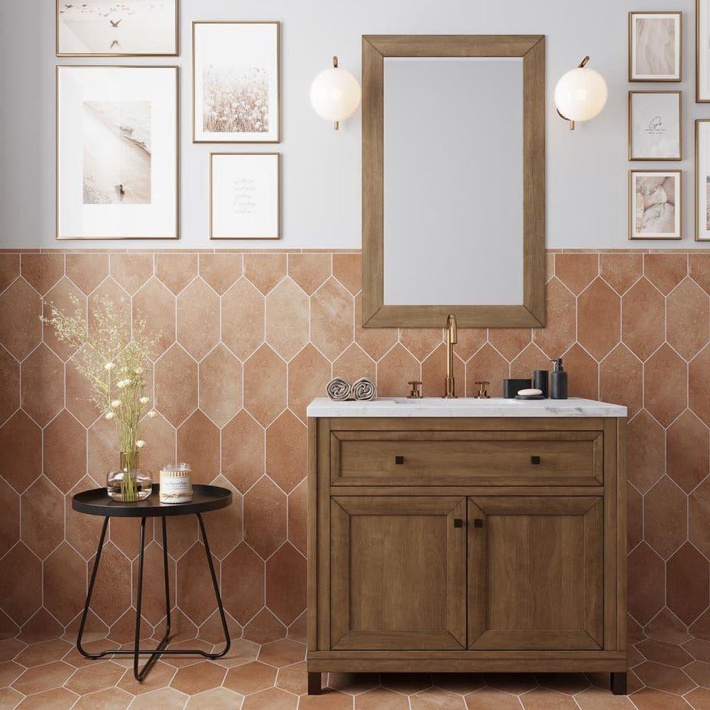 Apollo Tile Terralis 0.6 X 12 In. Glossy Porcelain Bullnose Trim Wall And Floor Tile (0.5 Sq Ft/Case) - 10 Pack