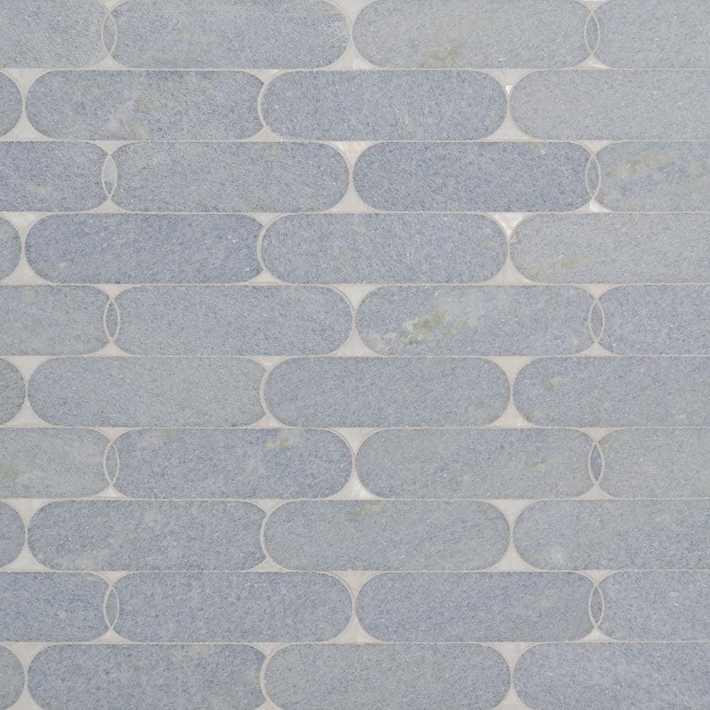 Nostradam 9.96" W x 11.22" L Marble and Brass Mosaic Tile (0.77 Sq. Ft. / Sheet)