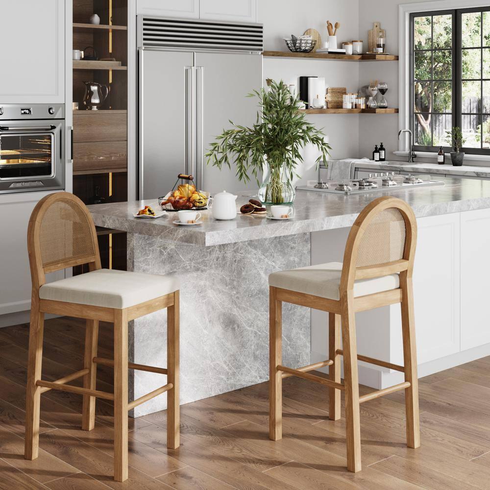 Nathan James Boucle Counter Stool