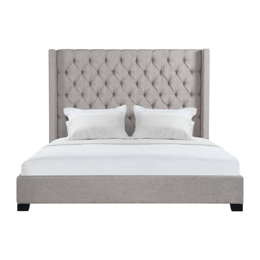 Arden Upholstered Wingback Bed