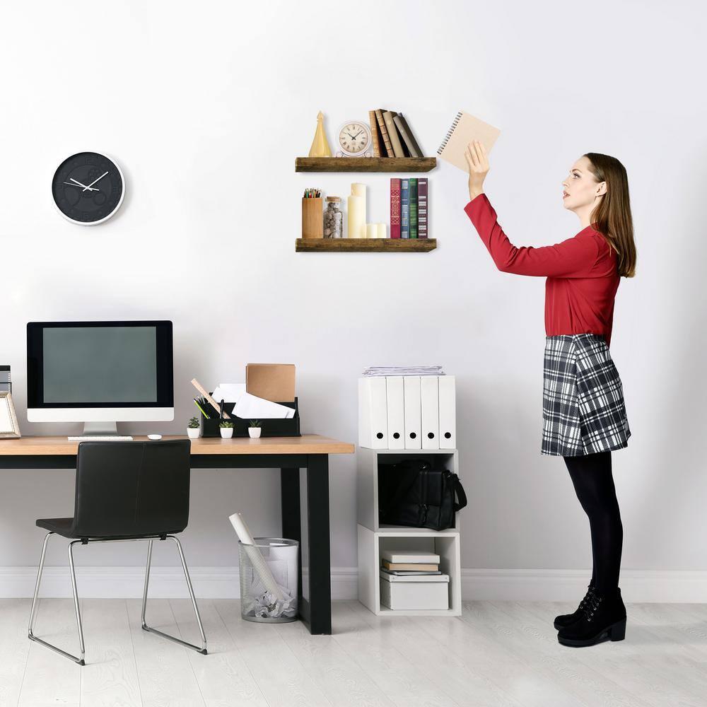 Sorbus Floating Shelves with Invisible Mounting Set of 2