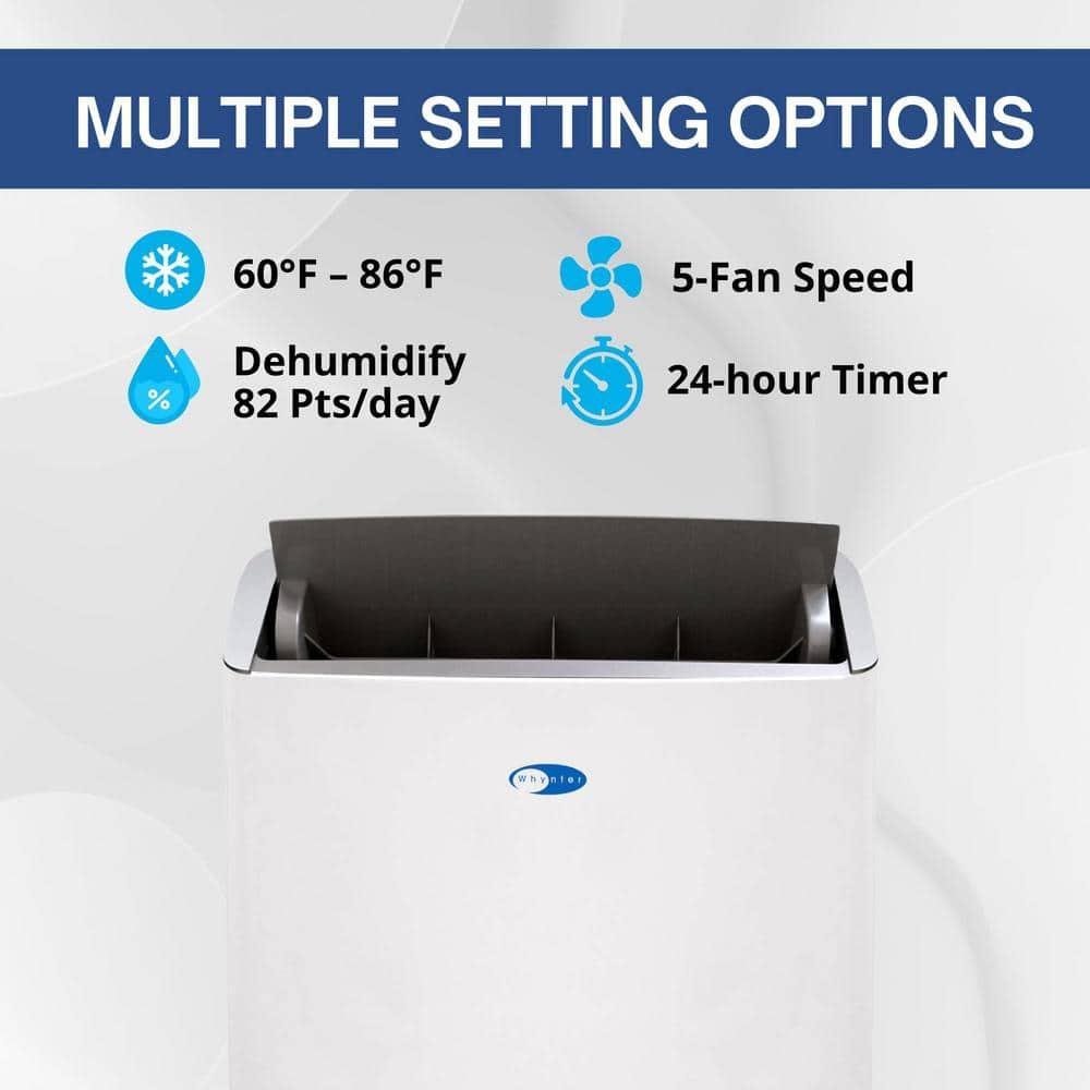 Whynter Whynter 12000 BTU Inverter Dual Hose Portable Air Conditioner for 500 sq. ft. with Smart Wi-Fi