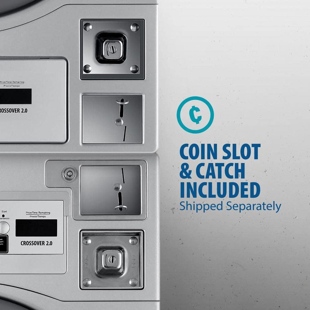 Crossover Crossover 2.0 by Wascomat Commercial Stack 3.5-CF Front-Load Washer and 7-CF Electric Dryer for Coin/Card Operated Laundry