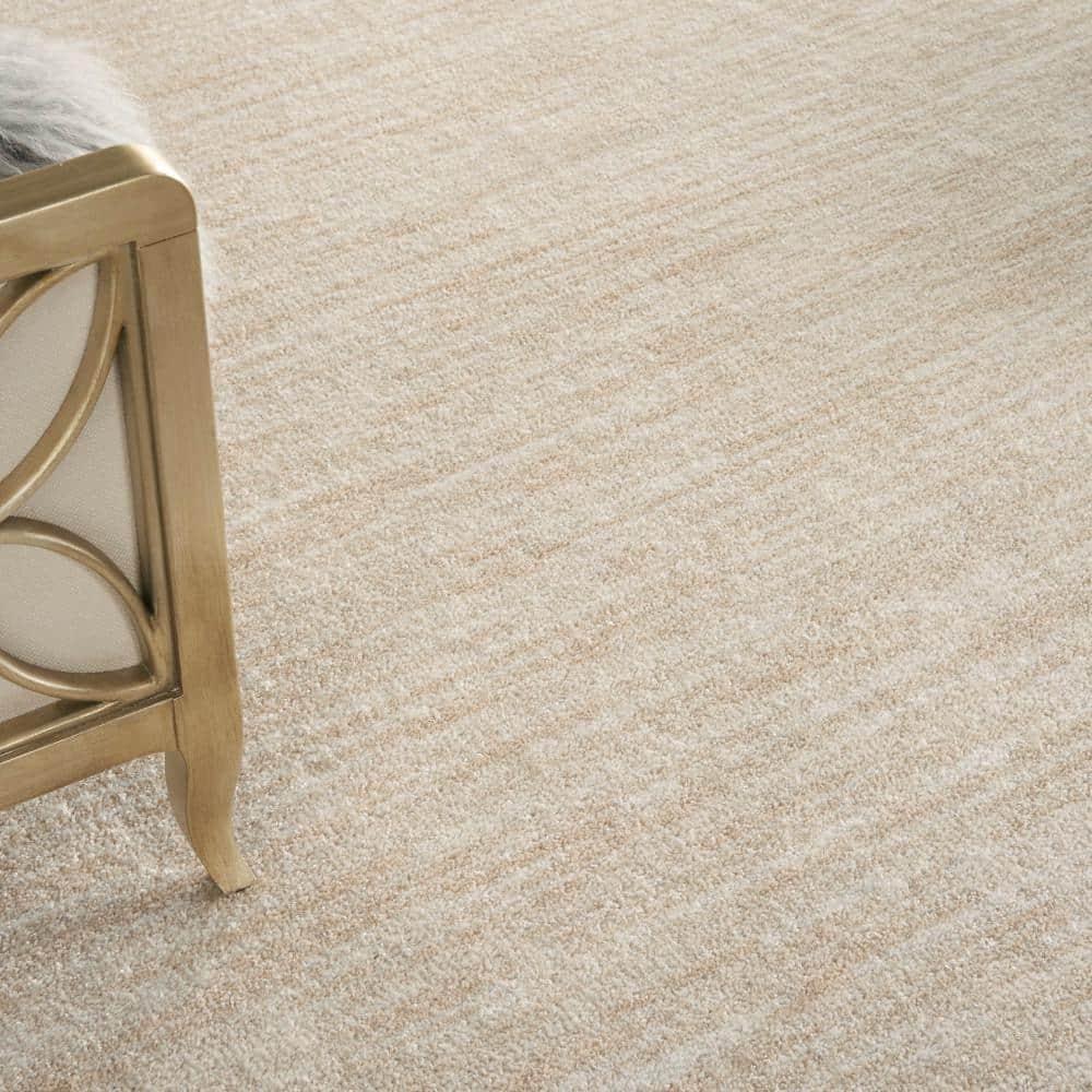 Nourison Essentials Easy Care Indoor Outdoor Area Rug - Ivory Beige 5' x 7'