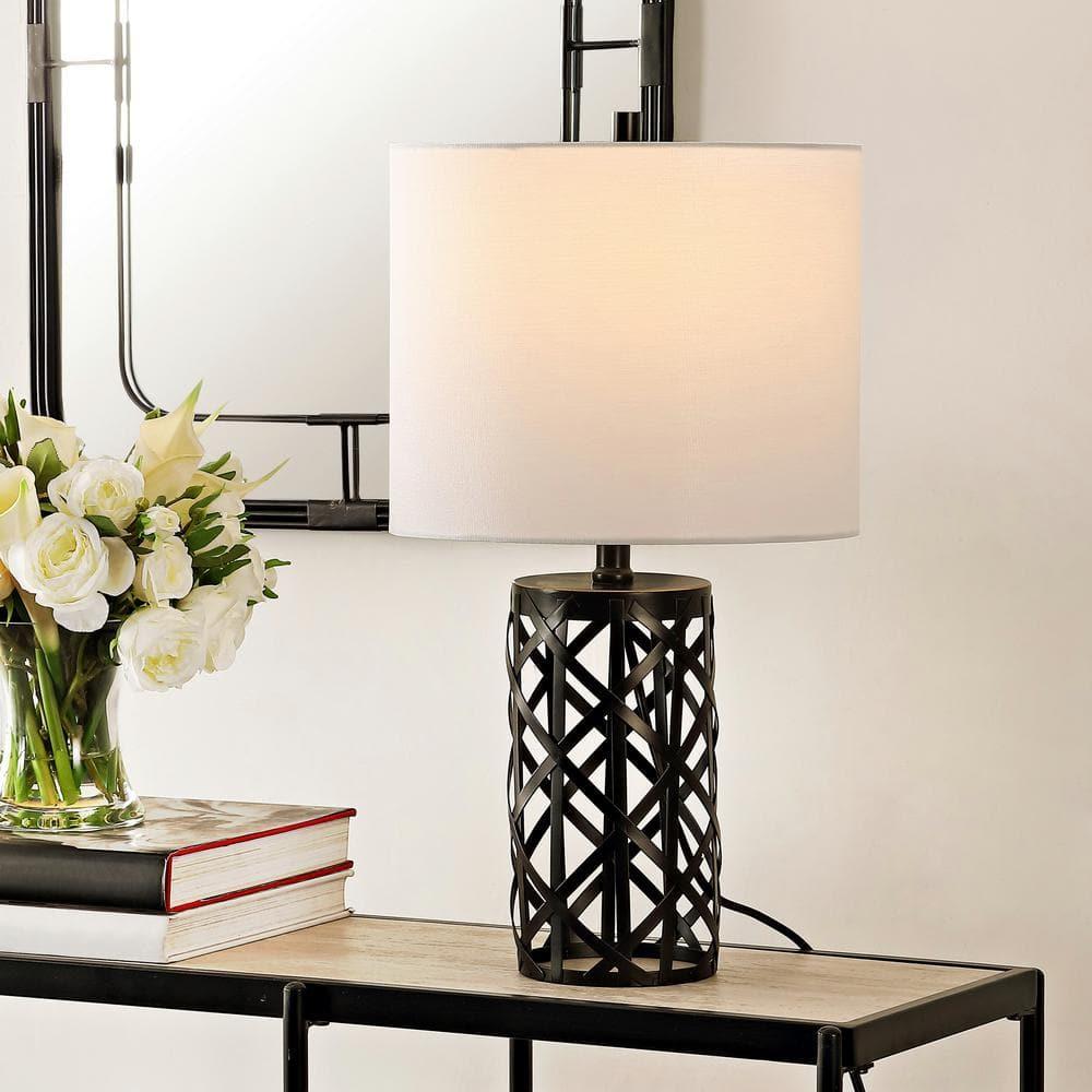 Berny Table Lamp - 22 Inch Height - TBL4264 - Black - Safavieh
