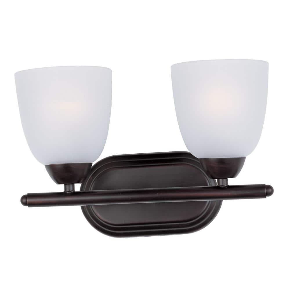 Maxim Lighting Axis 2 - Light Vanity in  Oil Rubbed Bronze
