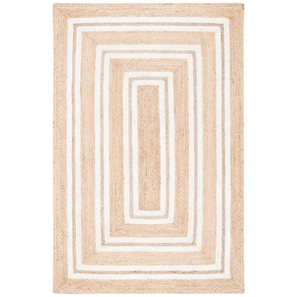 Natural Fiber NF890 Power Loomed Area Rug - Natural/Ivory - 6'x9' - Safavieh.