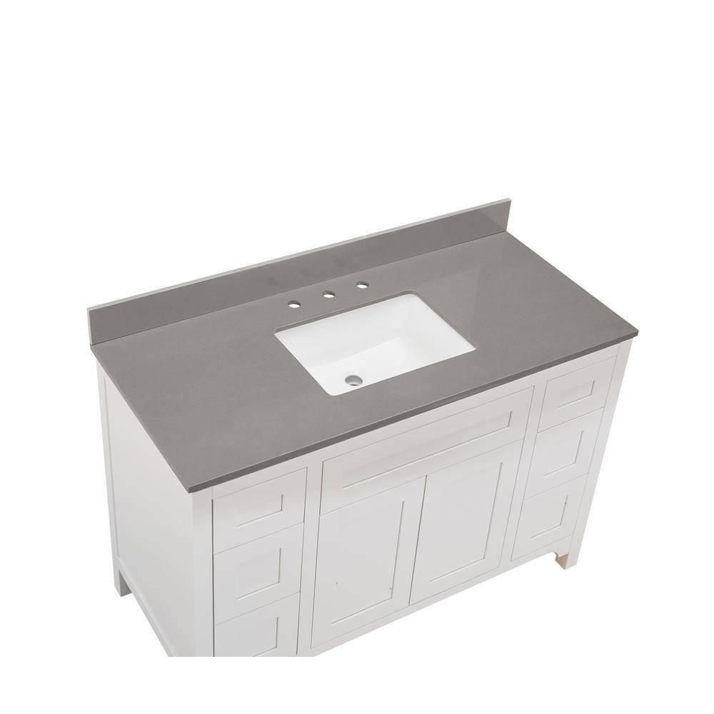 Madrid 49'' Composite Single Bathroom Vanity Top with Sink
