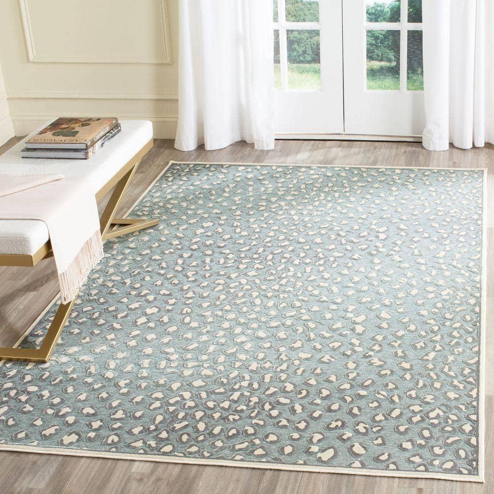 Paradise PAR84 Power Loomed Indoor Area Rug - Cream/Spruce - 4'x5'7" - Safavieh.