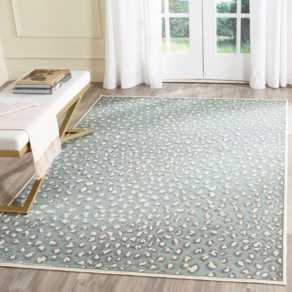 Paradise PAR84 Power Loomed Indoor Area Rug - Cream/Spruce - 5'3"x7'6" - Safavieh.