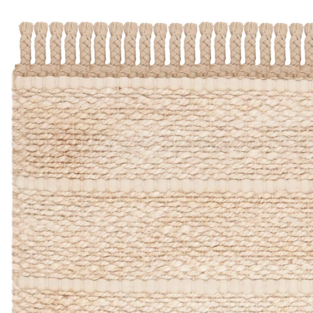 Natural Fiber NF550 Hand Woven Indoor Accent Rug - Ivory/Ivory - 3'x5' - Safavieh.