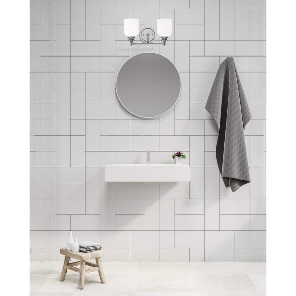 Savoy House Melrose 2 - Light Vanity in  Polished Chrome