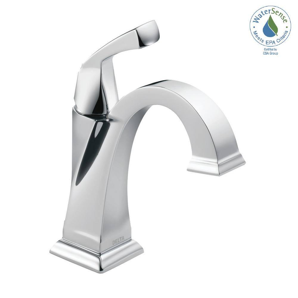 Dryden Single Hole Bathroom Faucet with Drain Assembly, Single Handle Bathroom Sink Faucet