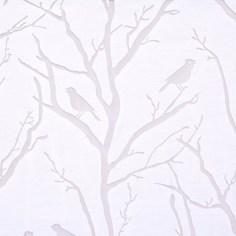 Madison Park Averil Grommet Top Sheer Bird on Branches Burnout Window Curtain