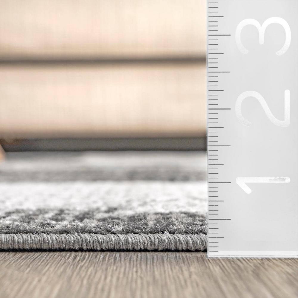 nuLOOM Rosalind Abstract Contemporary Accent Rug, 3' x 5', Gray