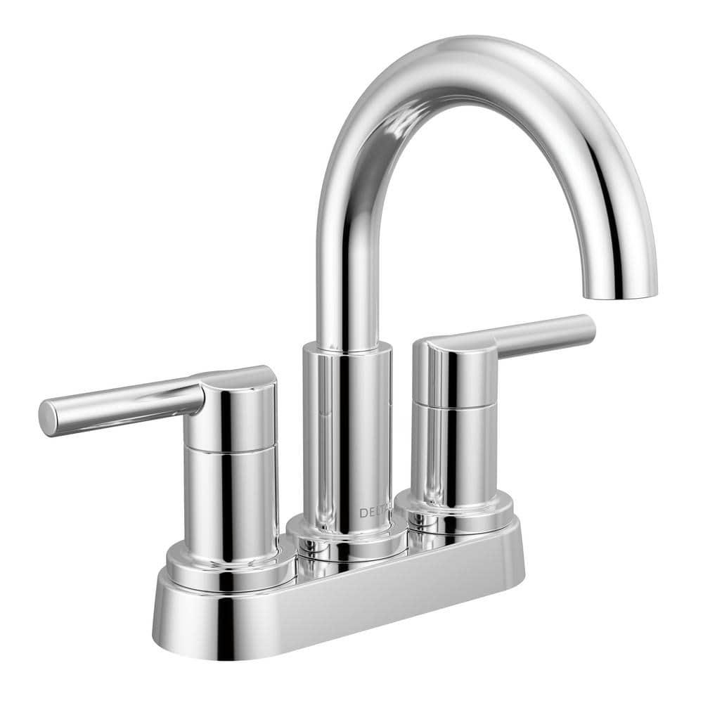 Nicoli Centerset Bathroom Faucet, 2-Handle Bathroom Sink Faucet