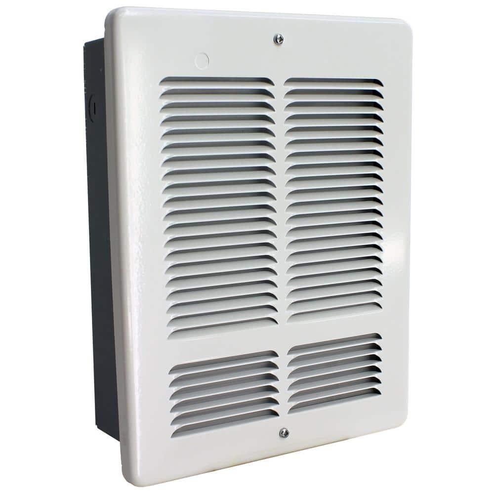 White Forced Air Wall Heater with Automatic Shut-off