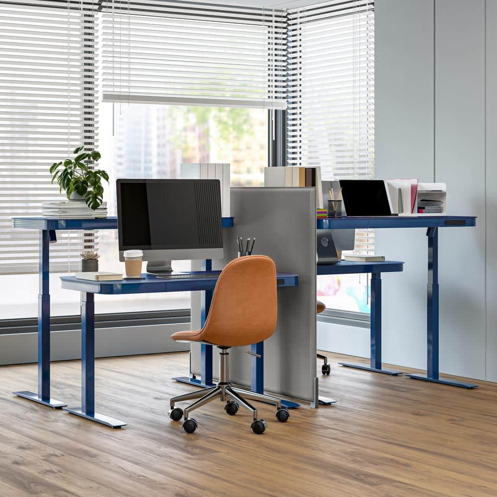 airLIFT 48" W Electric Adjustable Height Tempered Glass Desk