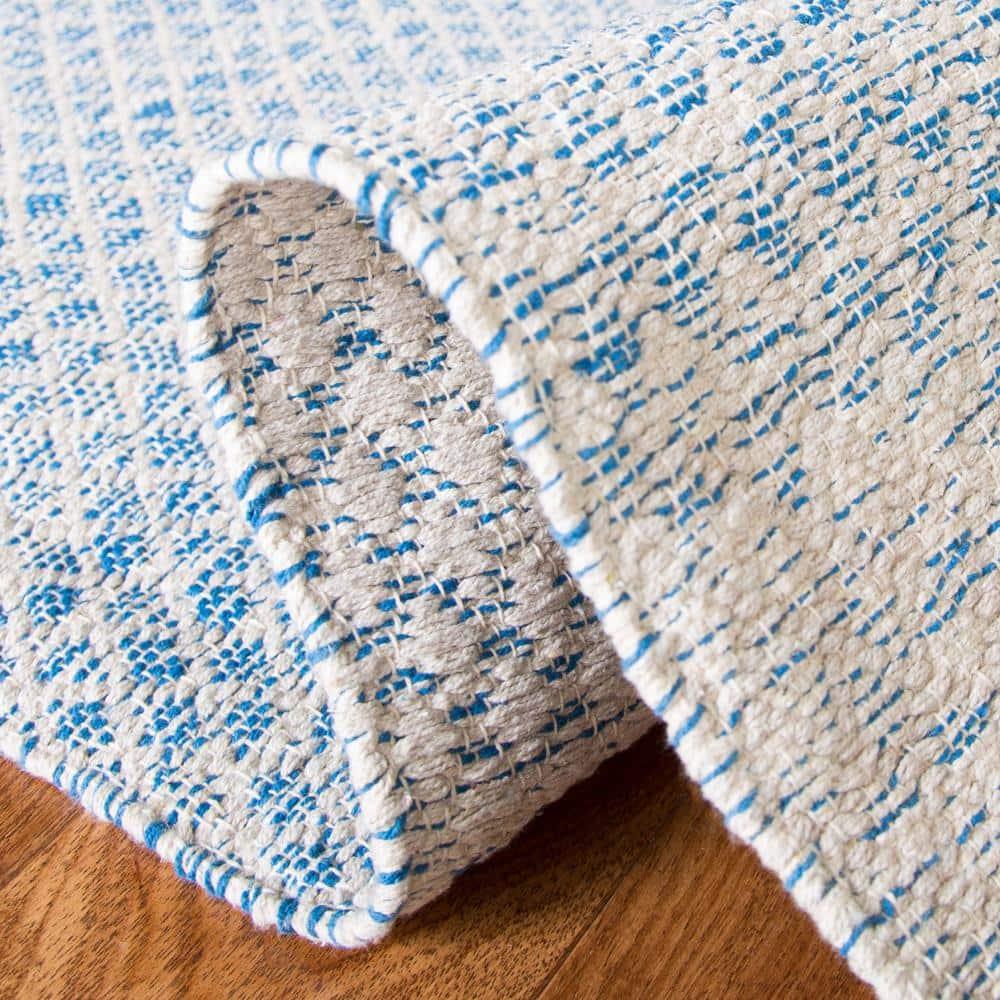 Montauk MTK601 Hand Woven Indoor Area Rug - Blue/Ivory - 4'x6' - Safavieh.