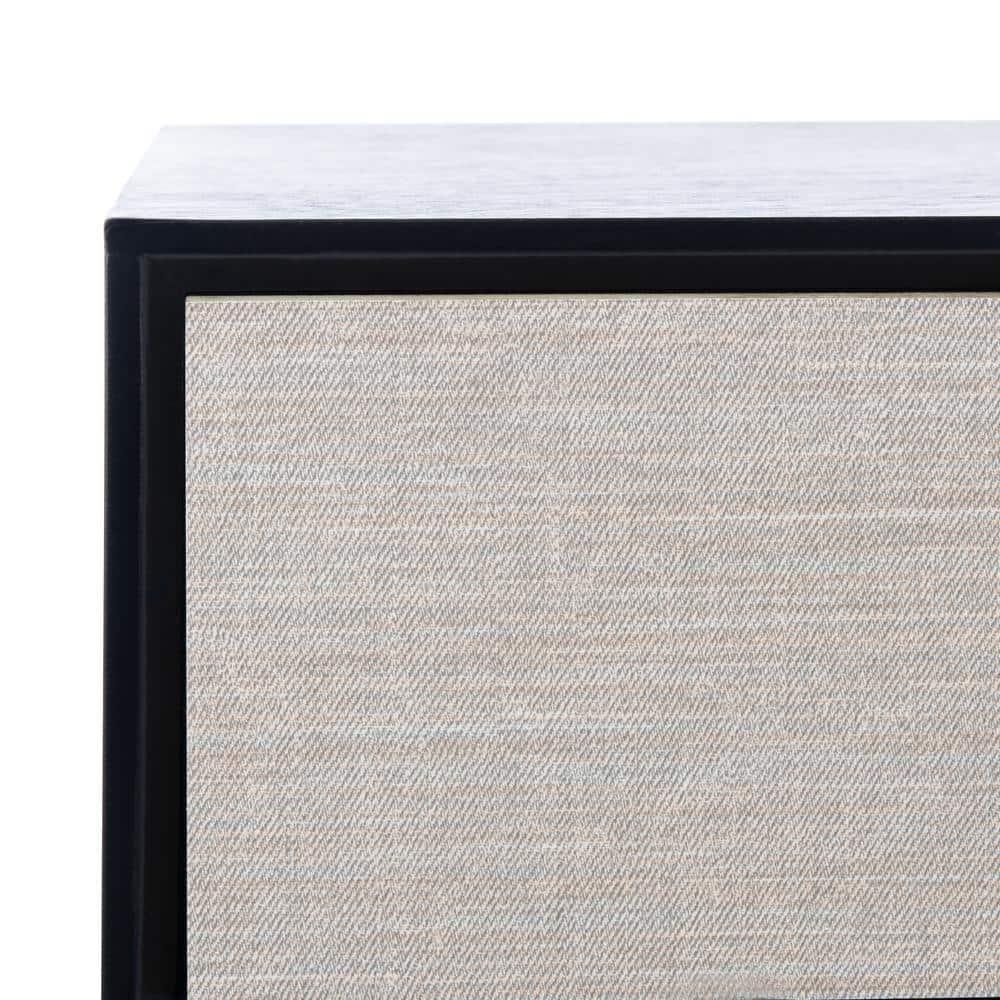 Estella 2 Drawer Console Table - CNS5731B - Black - Safavieh