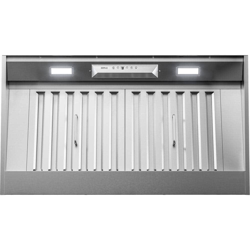 Zephyr Zephyr Monsoon I 36" 600 CFM Insert Mount Range Hood with LED Light in Stainless Steel