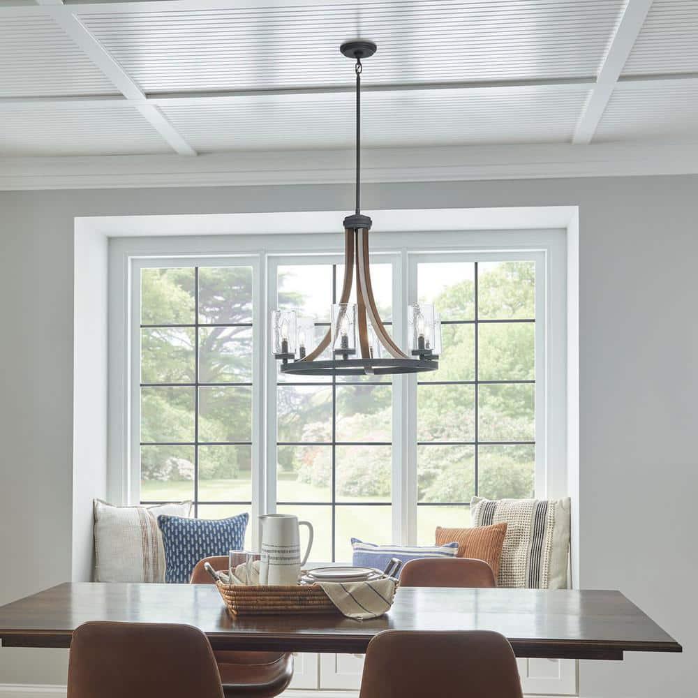 Kichler Lighting Grand Bank 6 - Light Chandelier in  Auburn Stained