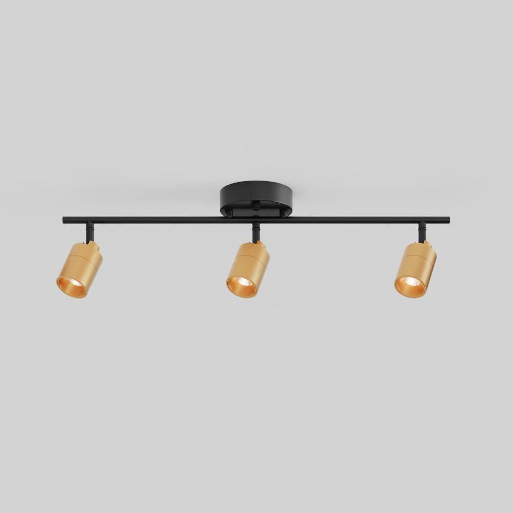 Vidalite Shura 3-Light Integrated LED Track Light with Rotatable Heads, 2 ft. Fixed Track Lighting Kit, 3000k, 1470 Lumens