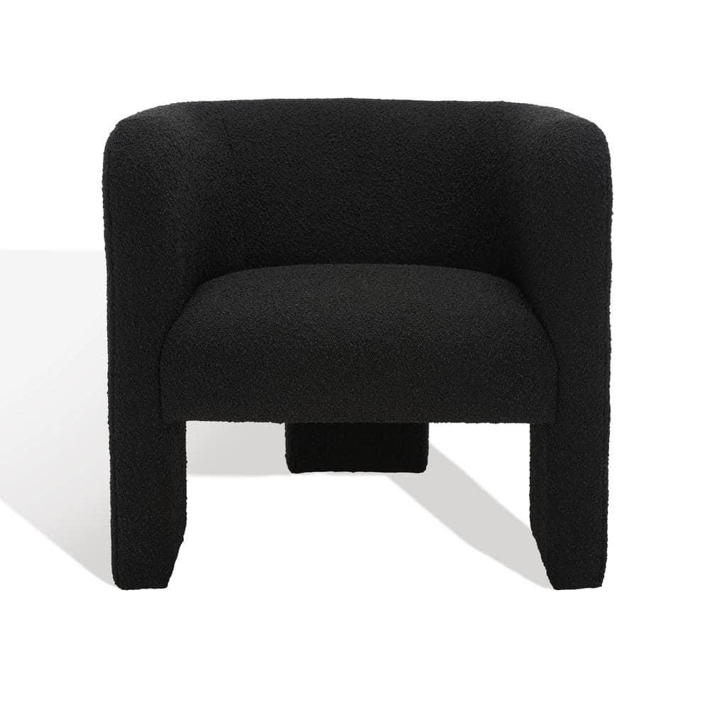 Sammie 3 Leg Accent Chair - SFV5034 - Black - Safavieh Couture