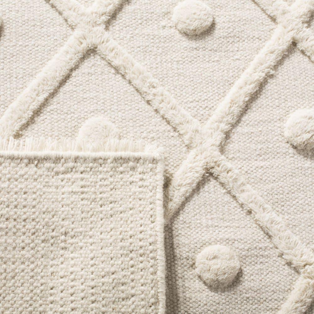 Kenya KNY952 Hand Knotted Area Rug - Ivory - 3'x5' - Safavieh.