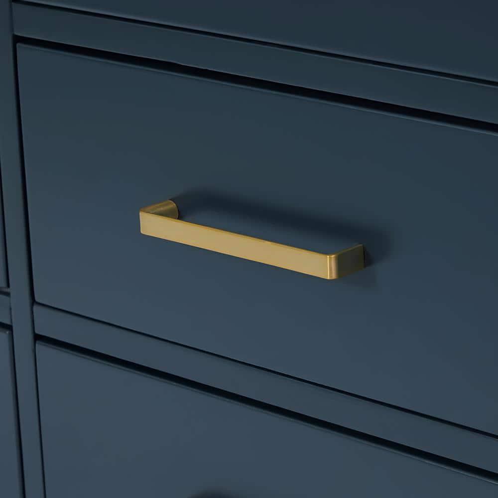 Ariel A061d-Bc Cambridge 60" Double Free Standing Vanity Cabinet Only - Blue