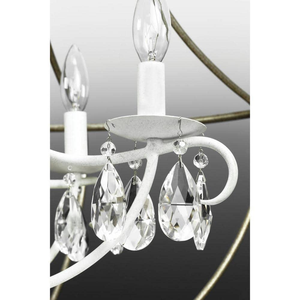 Fleurette Collection Three-Light Chandelier