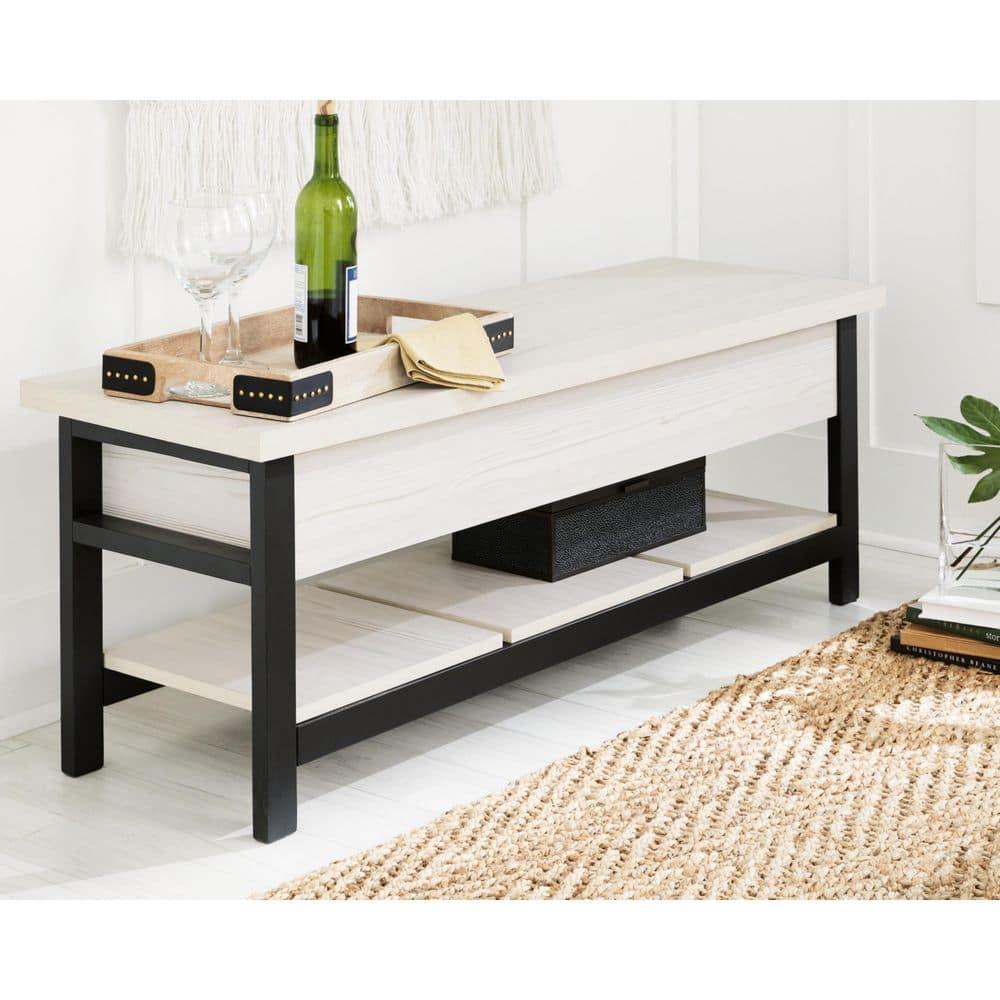 Signature Design by Ashley Casual Rhyson Storage Bench  White