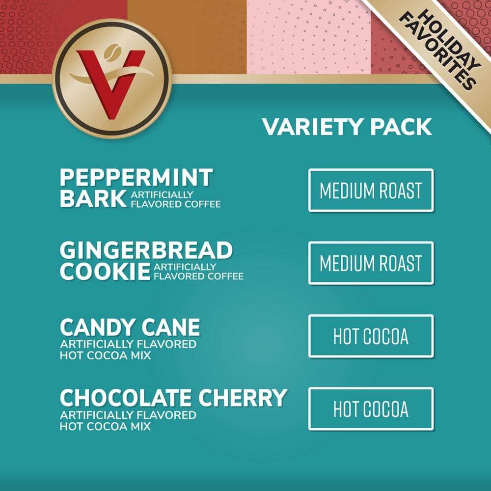 Victor Allen's Coffee Holiday Favorites Coffee & Hot Cocoa Mix Variety Pack, 36 Count, Single Serve K-Cup & Coffee Pods for Keurig K-Cup Brewers