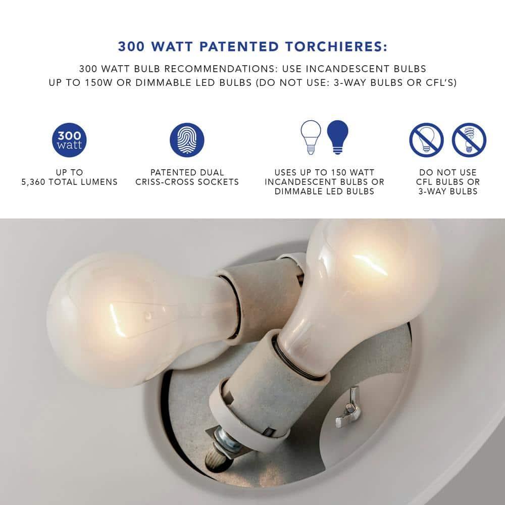 Lancer Torchiere Floor Lamp (68")