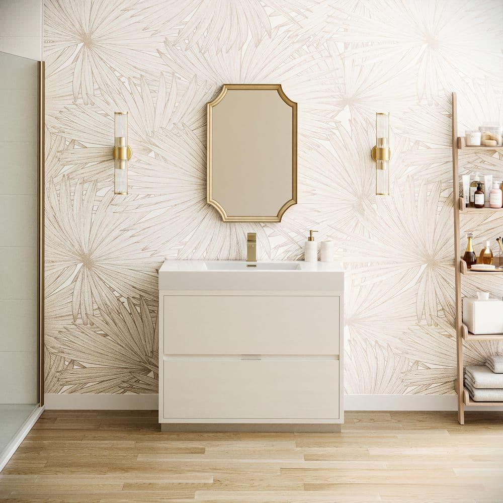 Valencia 40" Freestanding Single Sink Bathroom Vanity Base Only (Top and Sink Not Included)