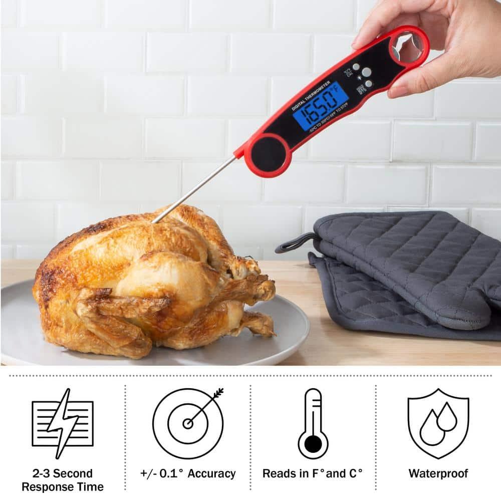 Classic Cuisine Classic Cuisine Water-Resistant Instant Read Digital Food Thermometer