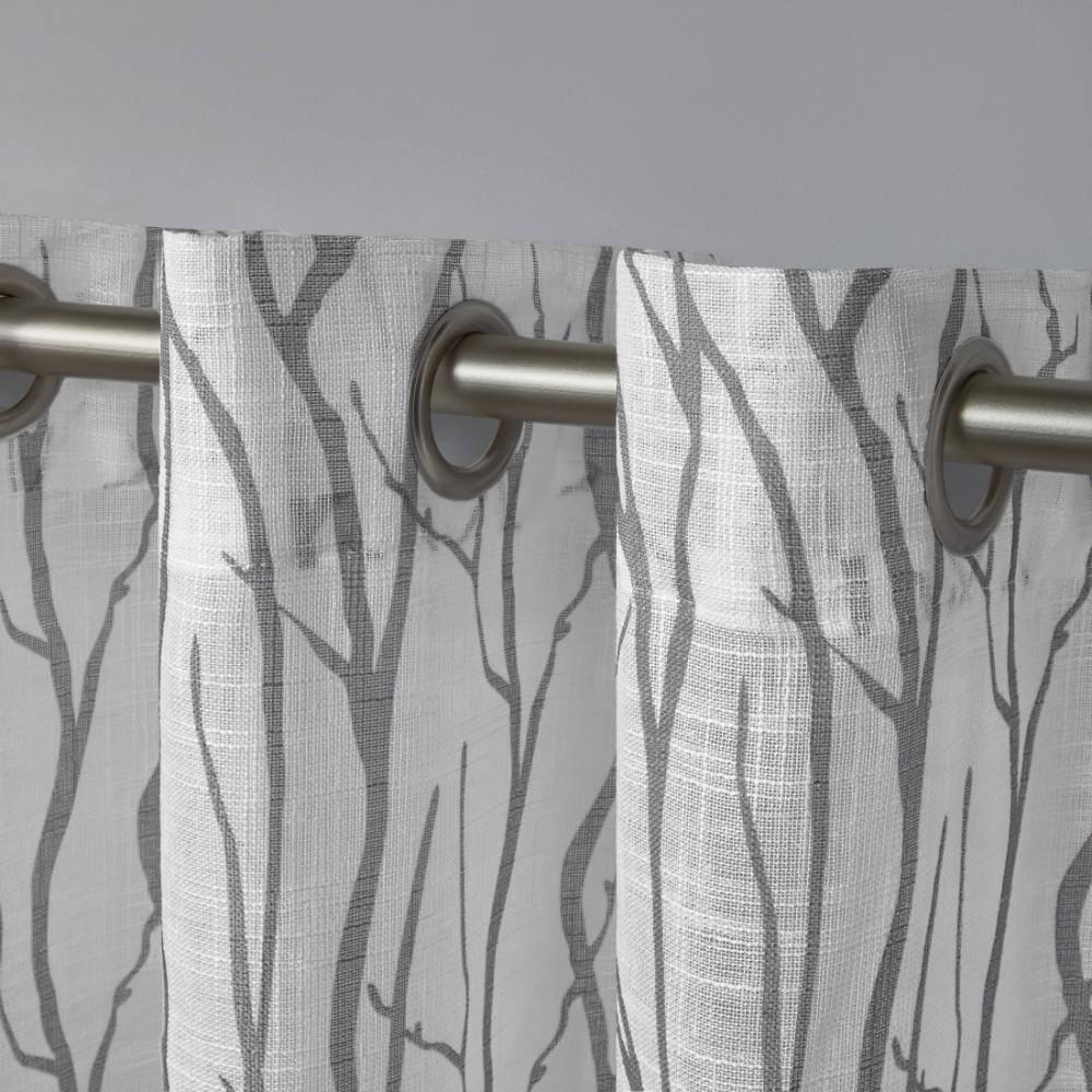 Winston Porter Leija Polyester Sheer Curtain Pair (Set of 2)