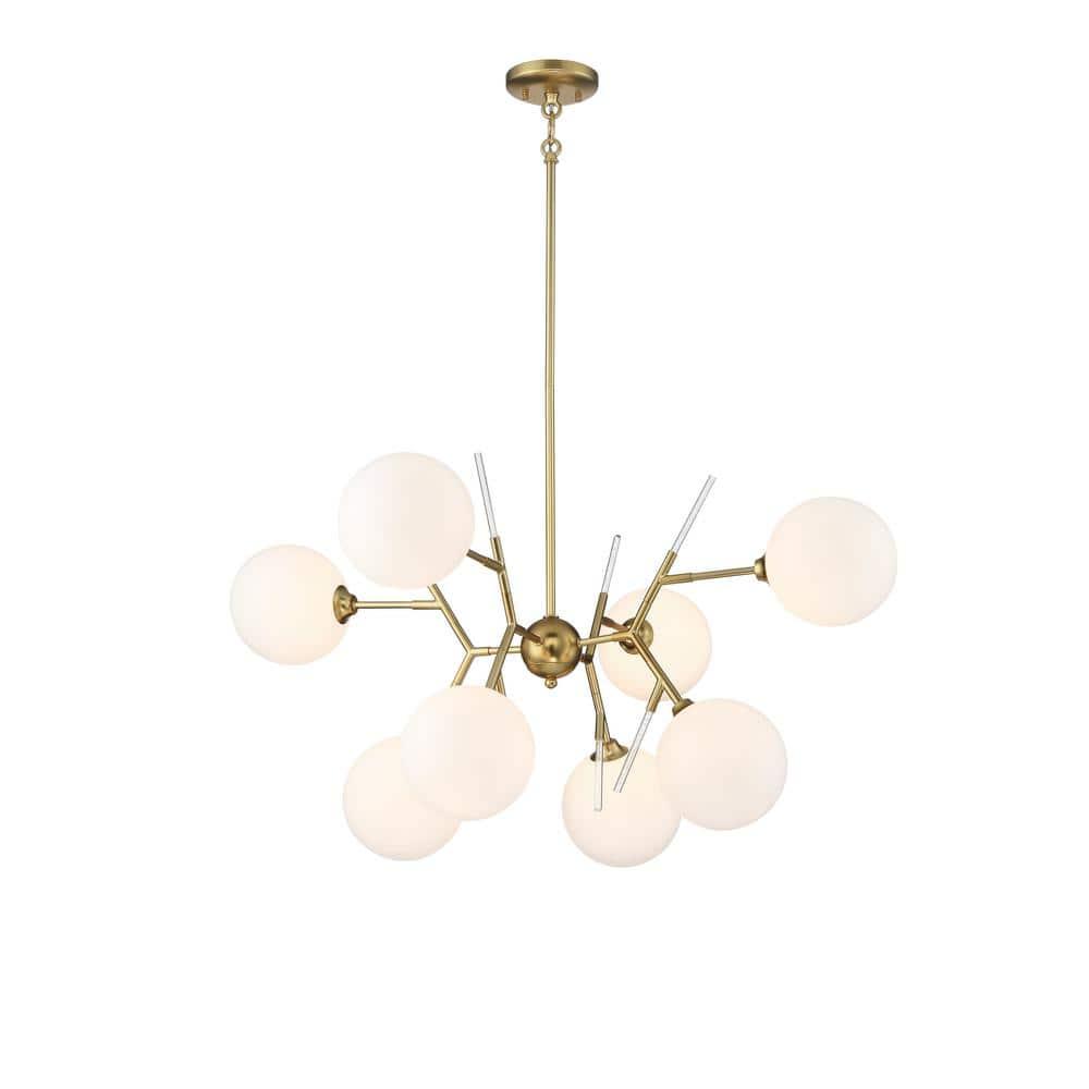 P1488-248-George Kovacs Lighting-8 Light Chandelier-36 Inches Wide by 26 Inches Tall -Traditional Installation